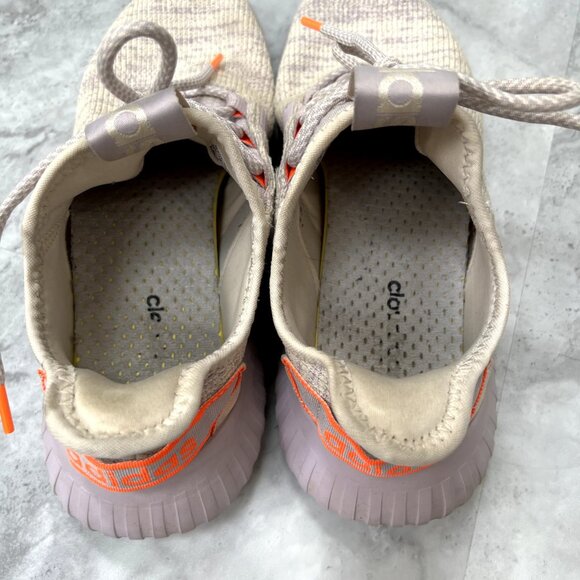 Adidas Kaptir X Womens Sz 9.5 Purple Solar Orange Creme Cloudfoam Shoes Sneakers - Picture 7 of 9